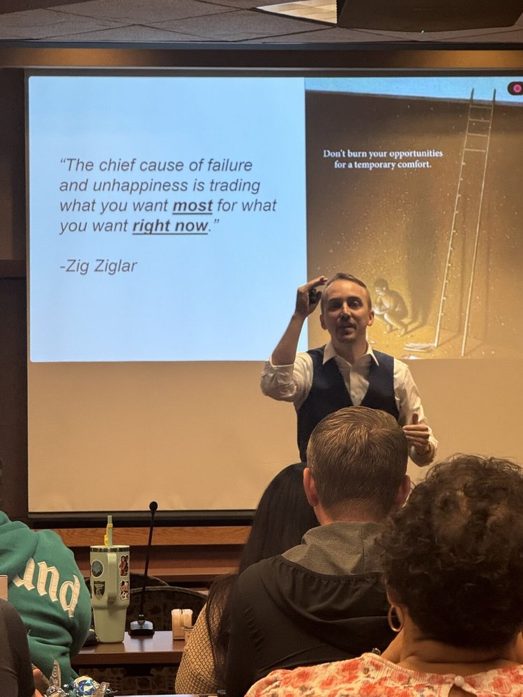 Presentation at an HR association event